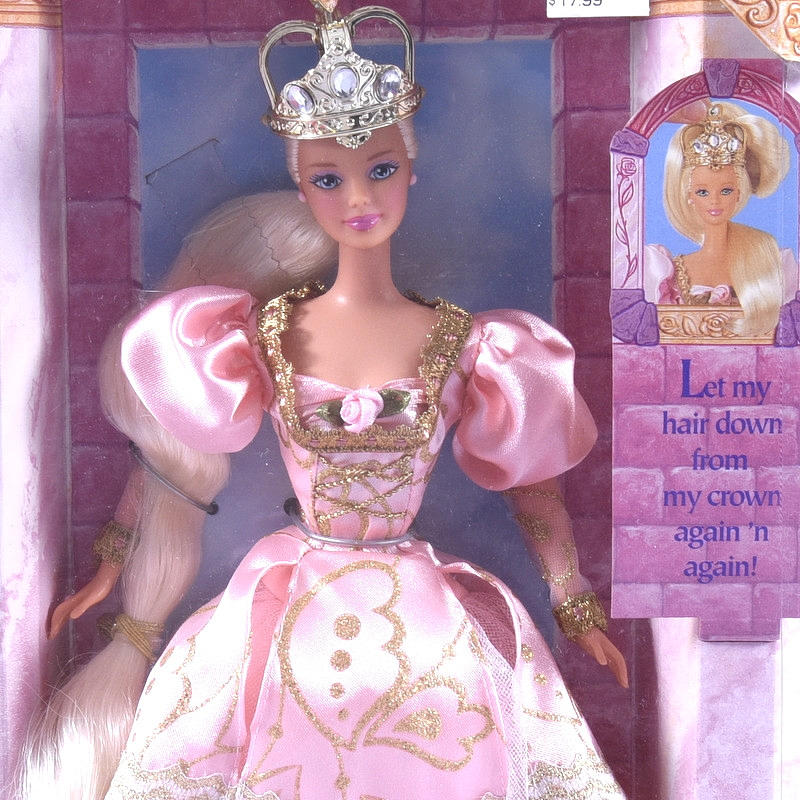 BARBIEDOCKA, Rapunzel Barbie, Mattel, 1997.