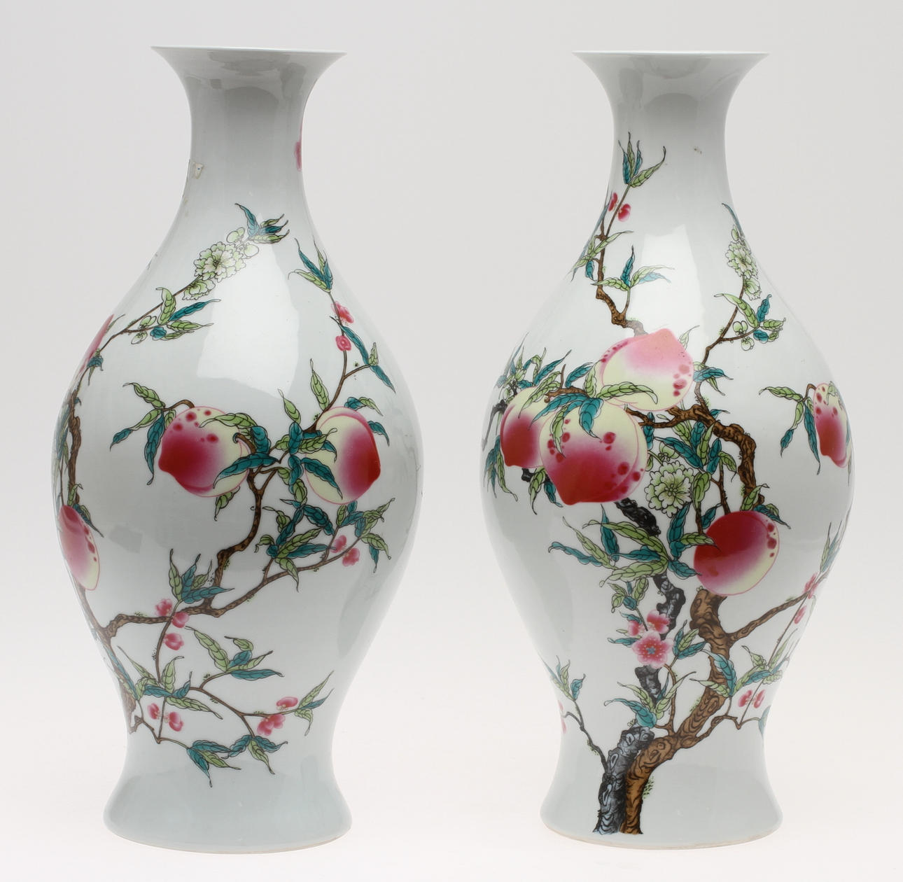 VASER, 1 par, porslin, Kina.