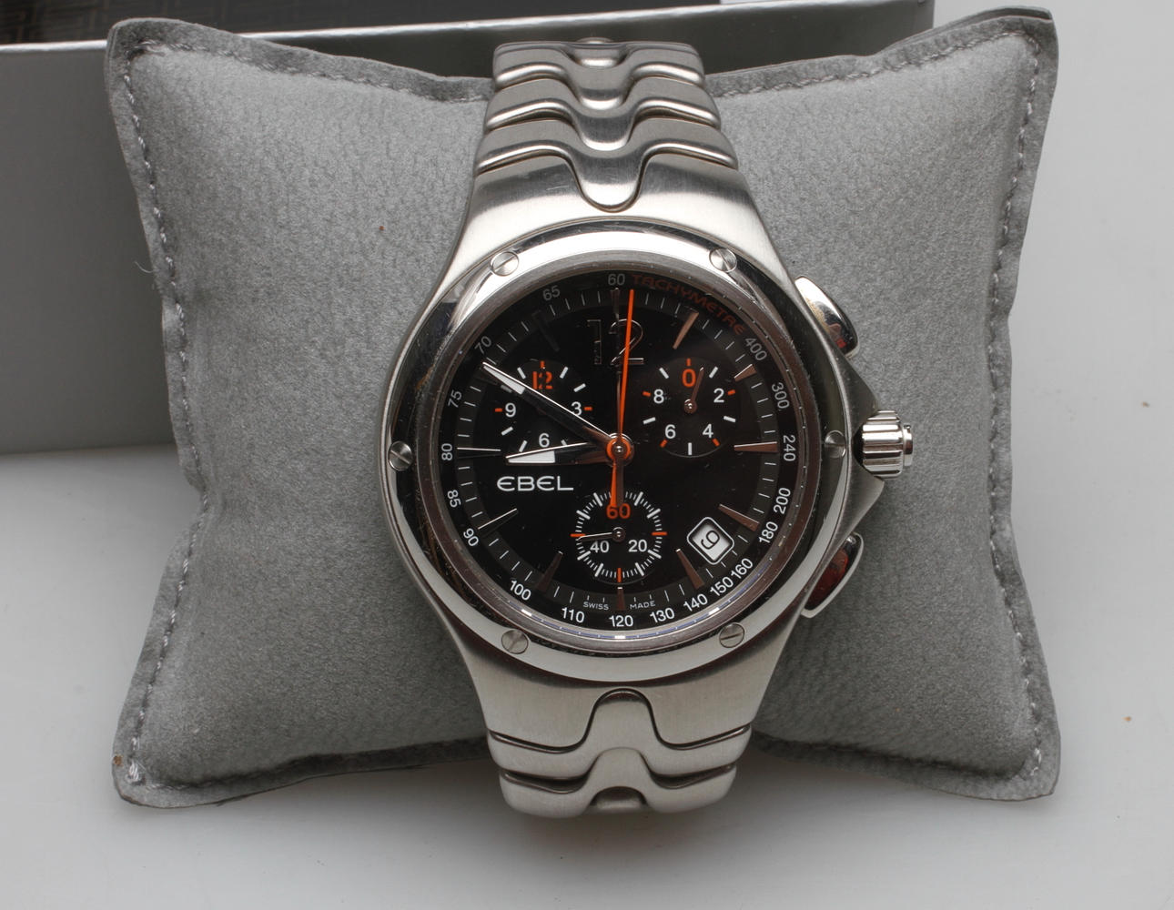 HERRARMBANDSUR, Ebel, Sport Wave, Quartz Chronograf.