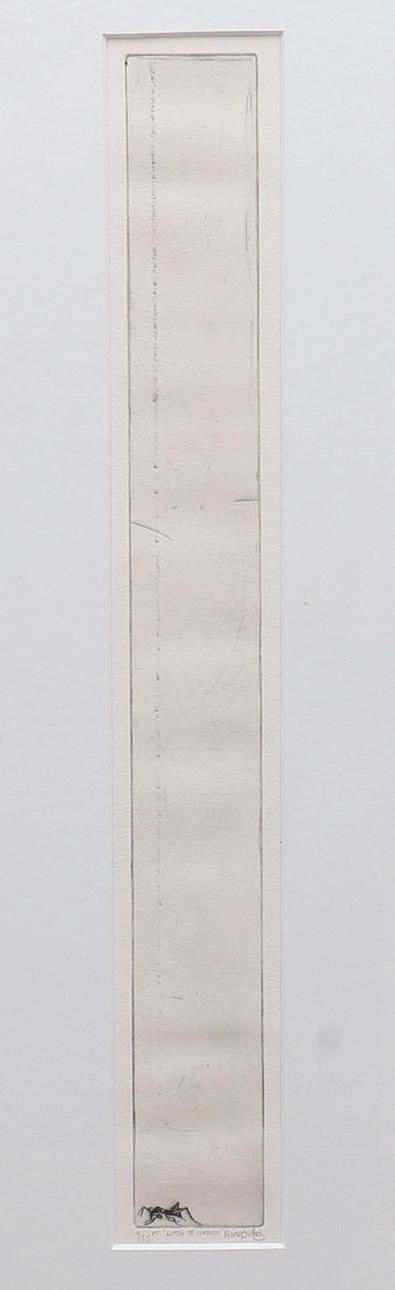 MONA SVÄRD. etching, ''Little on Earth'', signed, numbered 9/25.