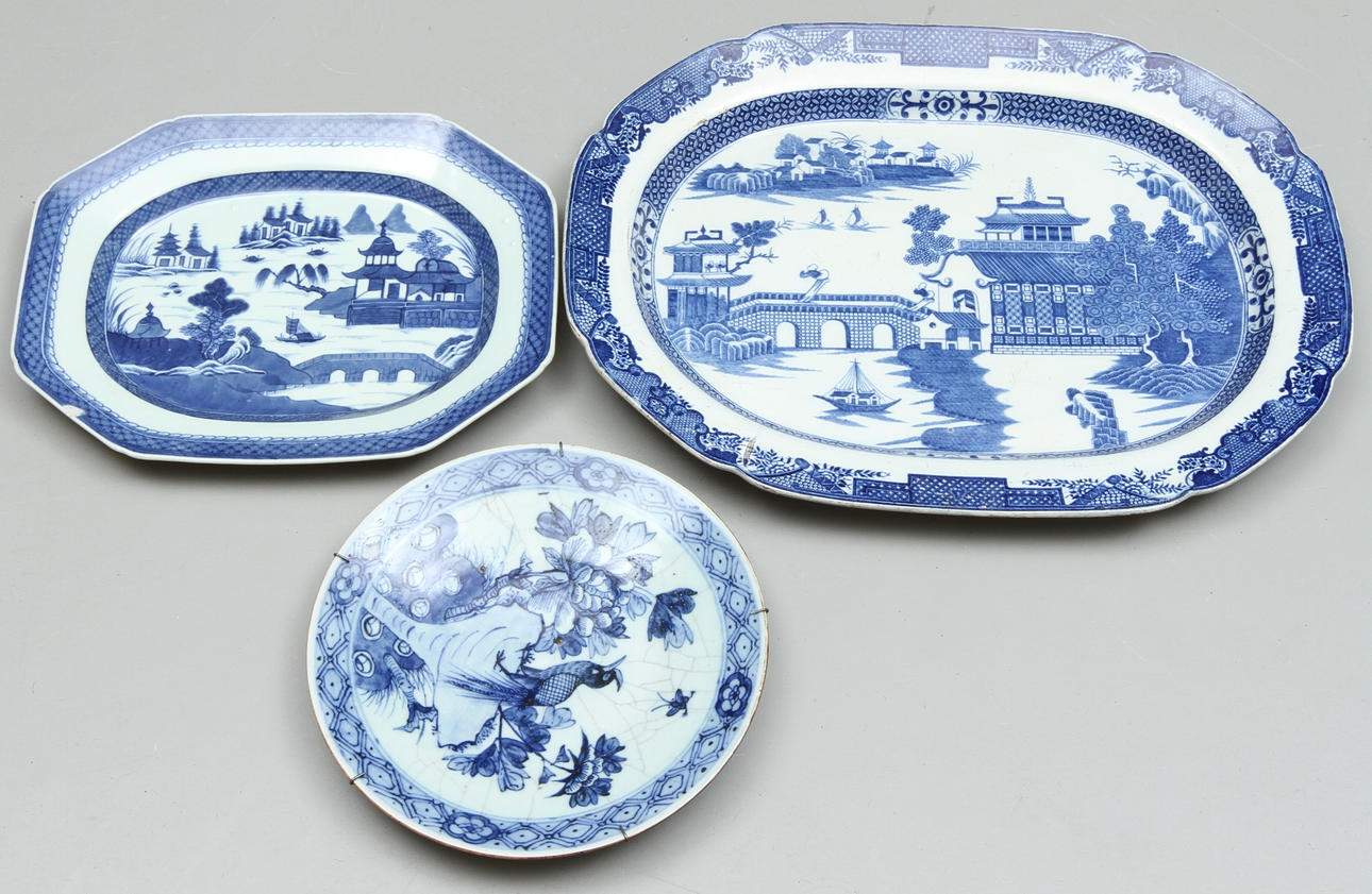 STEKFAT, 2 st, FAT, porslin, Kina.