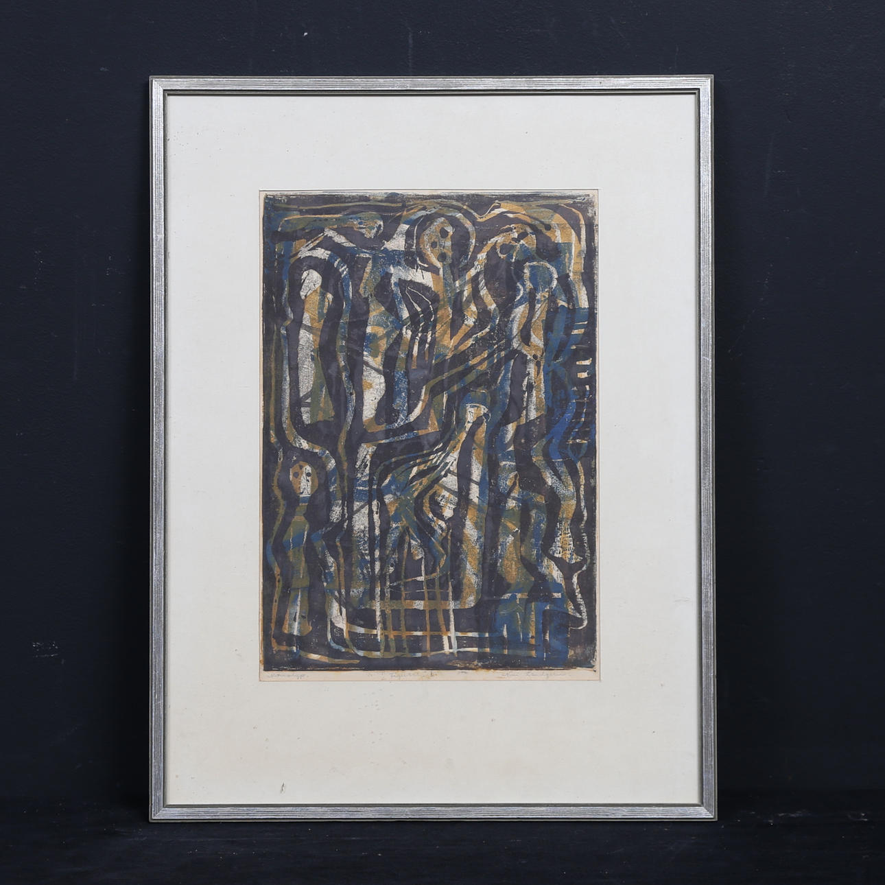 INGRID MARIA "NINI" LANDGREN. Color lithograph, signed.