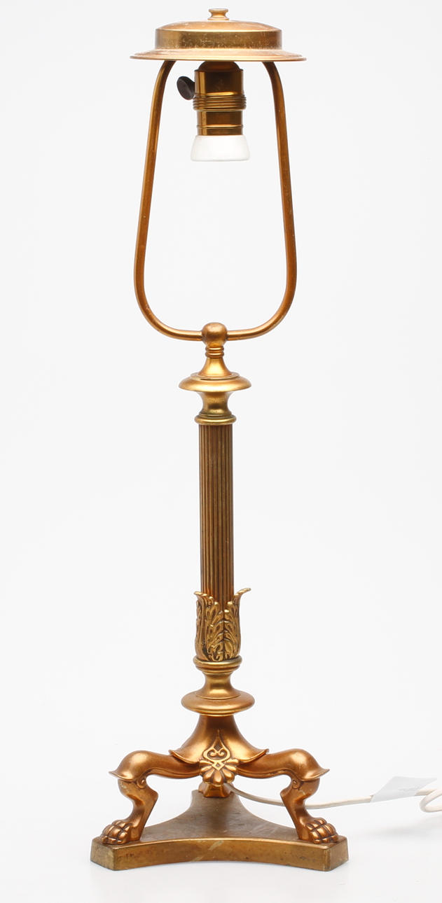 BORDSLAMPA, empirstil, 1900-talets början.