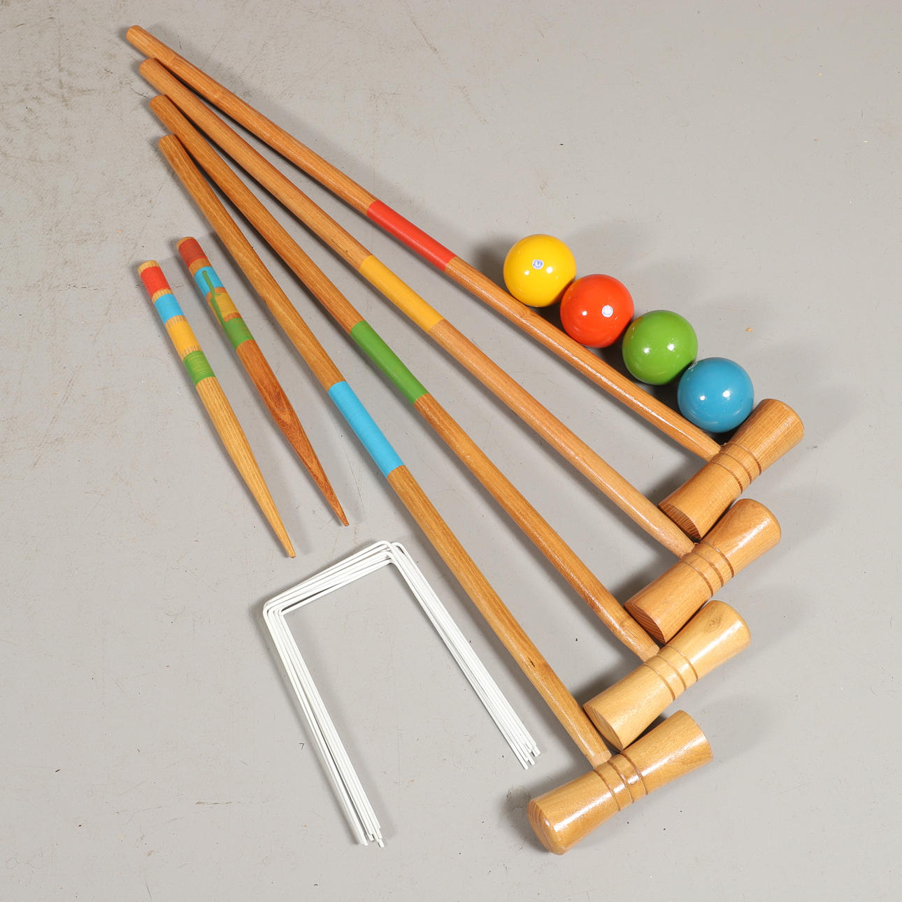 JUEGO DE CROCKET, de madera, para 4 jugadores.