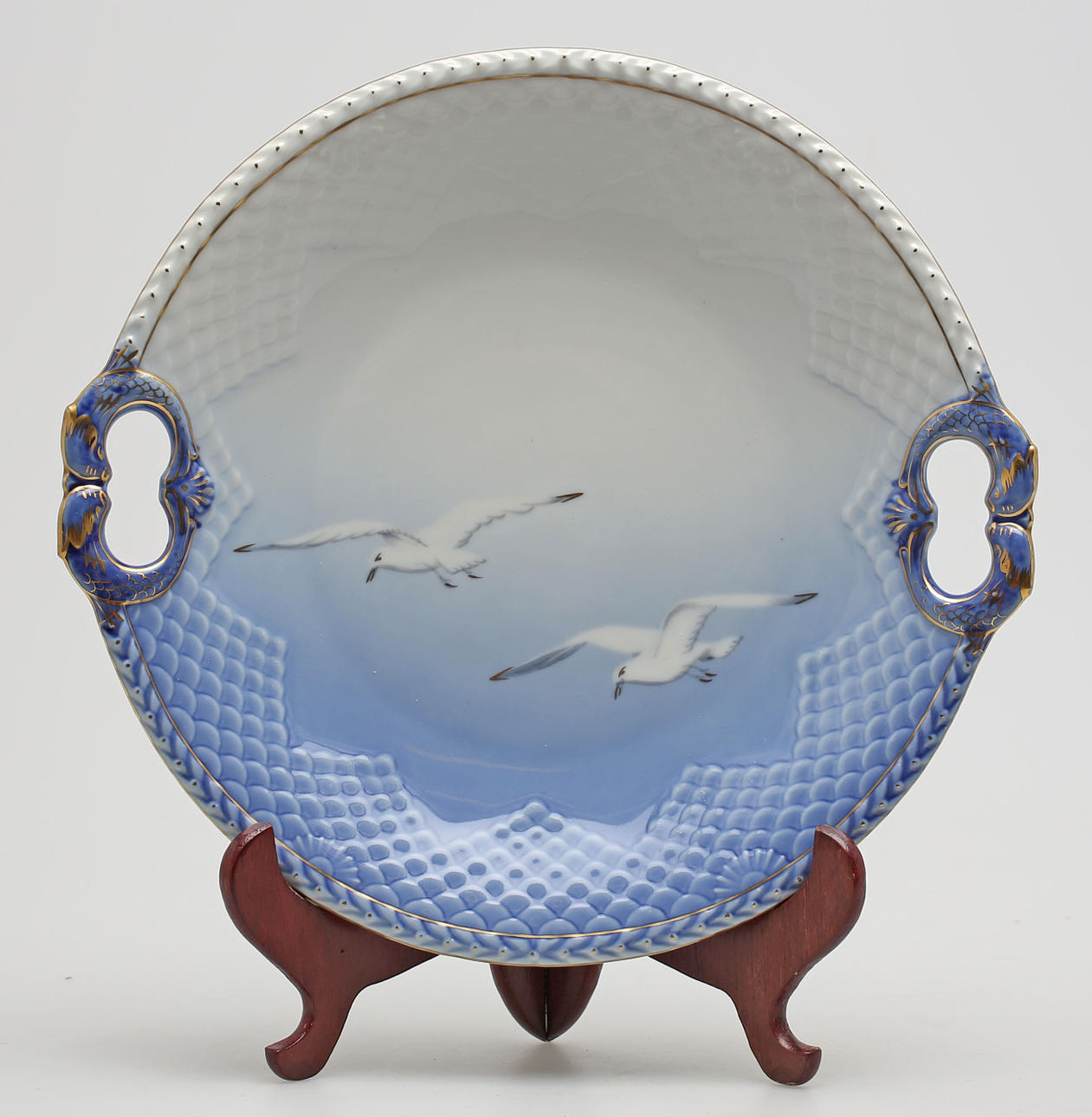 KAKFAT, porslin, Blå Måsen, Bing & Gröndahl, Danmark.