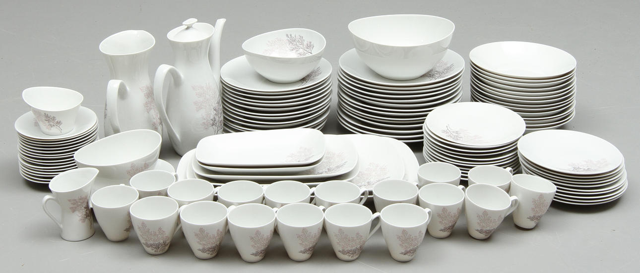 KAFFE- och MATSERVIS, ca 92 delar, porslin, Rörstrand, 1900-talets slut.