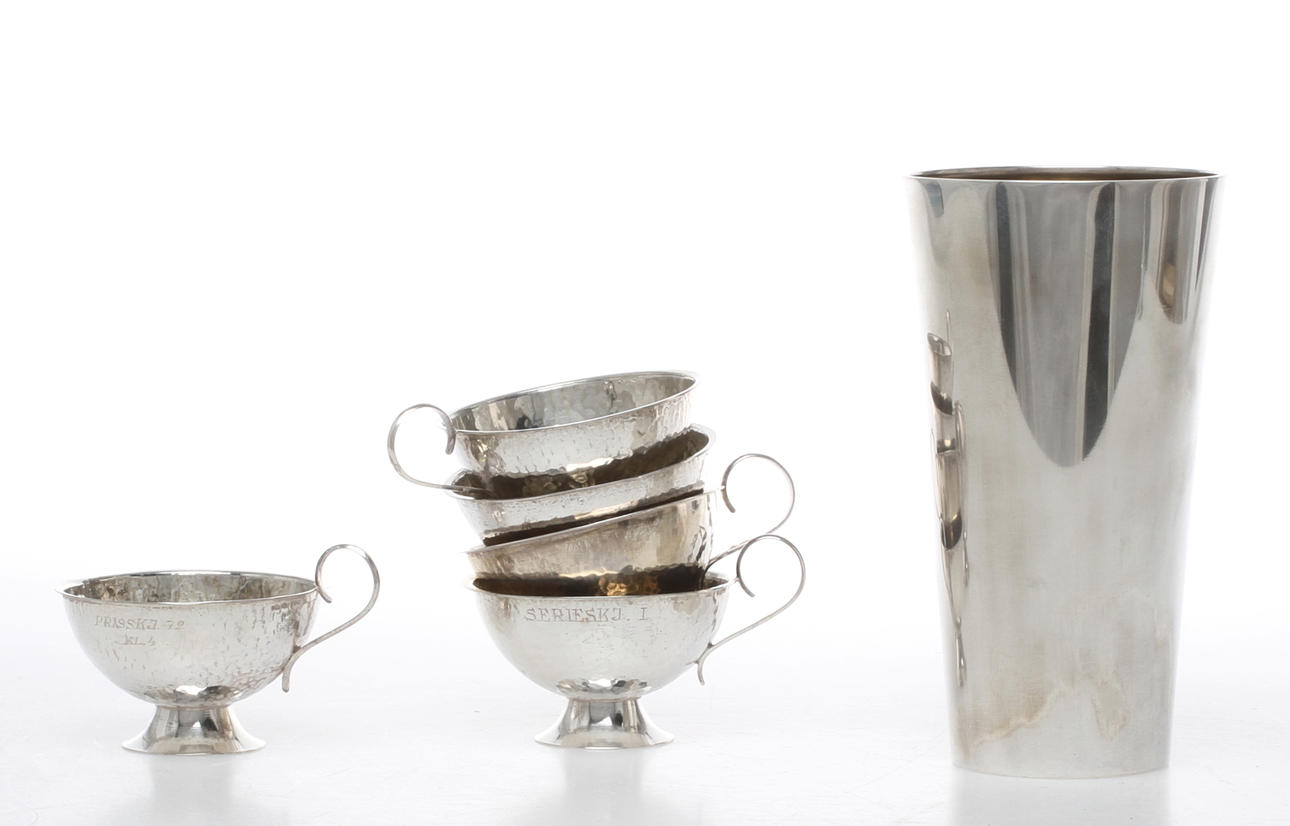 PARTI SILVER. 6 delar. 1900-tal.