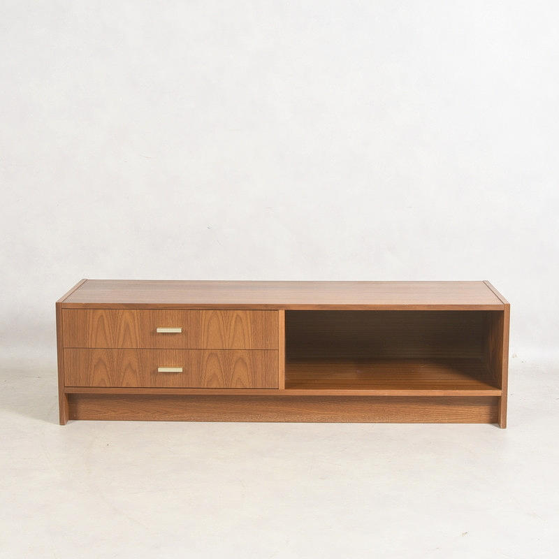 MUEBLE PARA ESTÉREO/TV, teca, años 70.