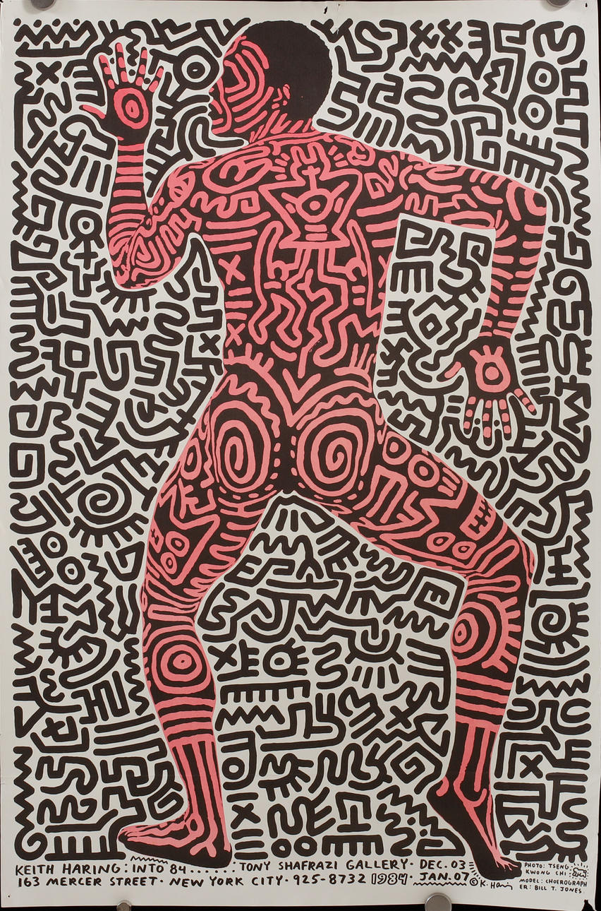 AFFISCH Haring Keith.