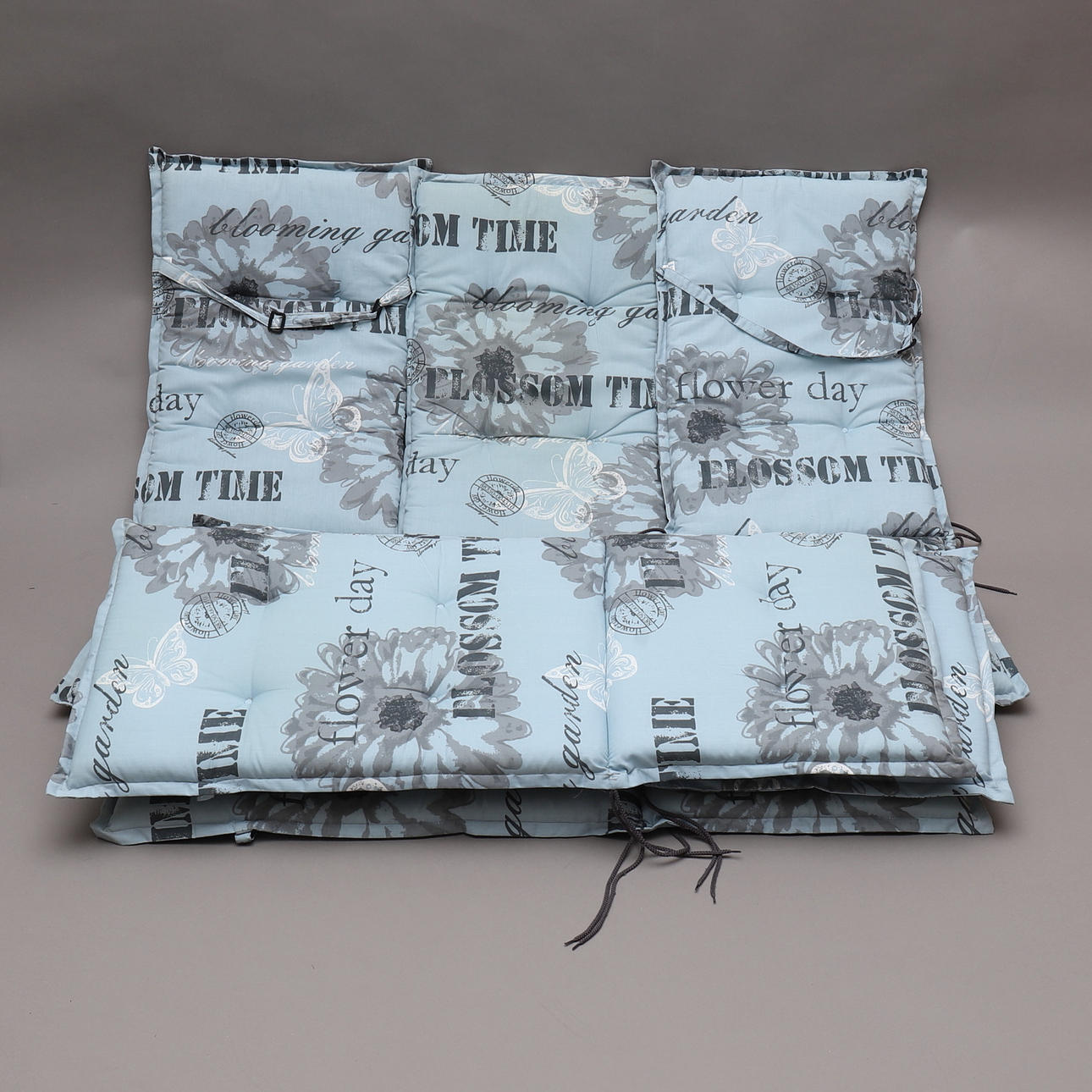 HAVEPUDE, 6 stk, blomstermønster, Solhave.