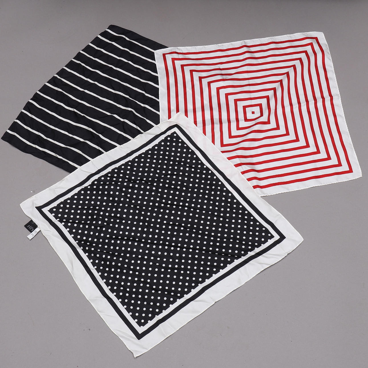 SCARFAR, 3 st, silke, Ril's, Finland.