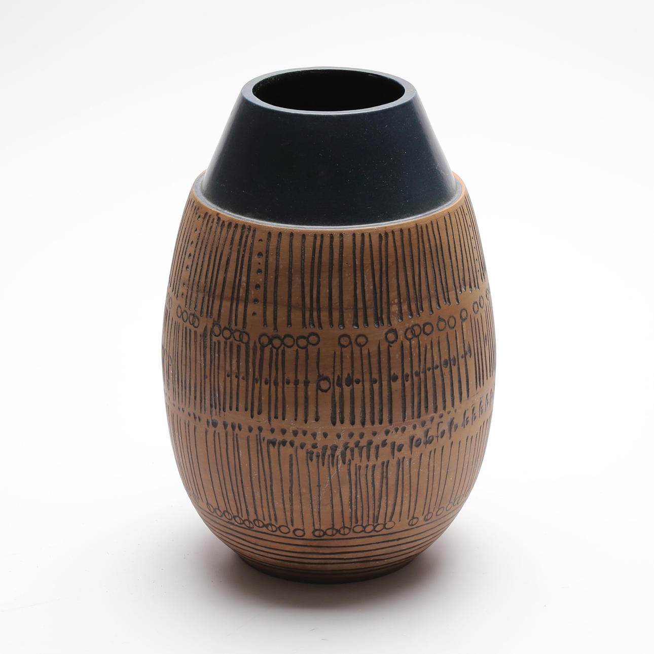 VAS, stengods, "Granada", Lisa Larson, Gustavsberg.