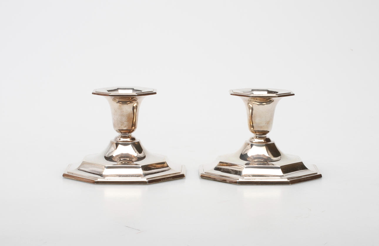 LJUSSTAKAR, silver, Norge , 735 g.