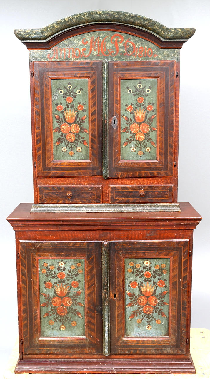 SALSKÅP, ALLMOGE, daterat 1810.