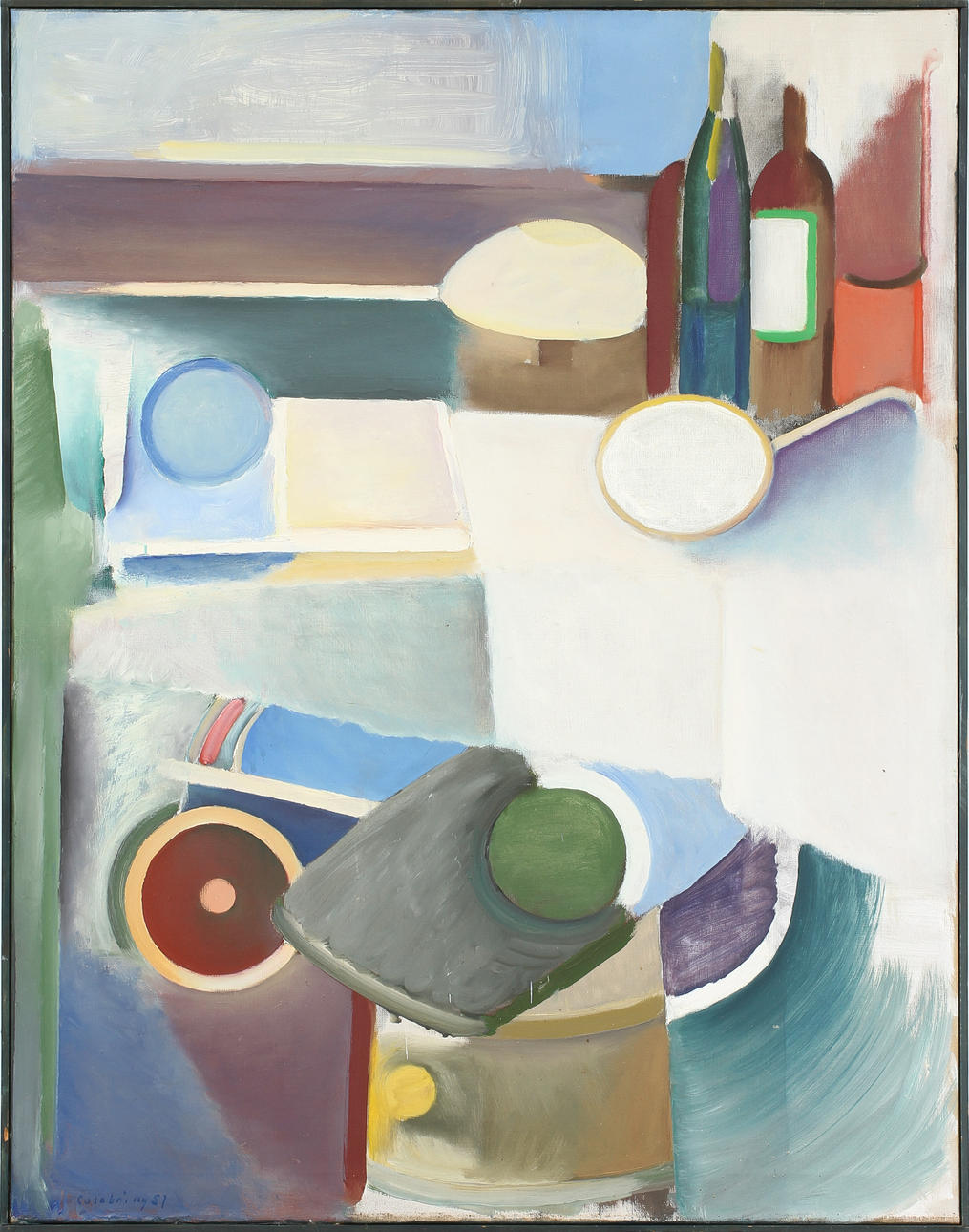 JOHNY COLEBRING, olja på duk, sign o dat 51.