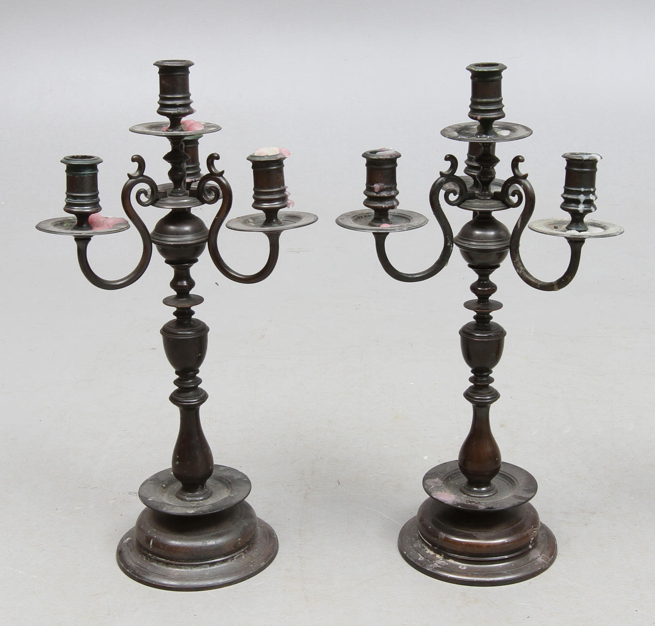 KANDELABRAR 1 par, Gusums Bruk, nr 3.