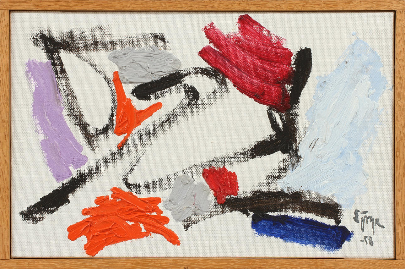 LARS SJÖGREN, olja på duk, sign o dat -58.