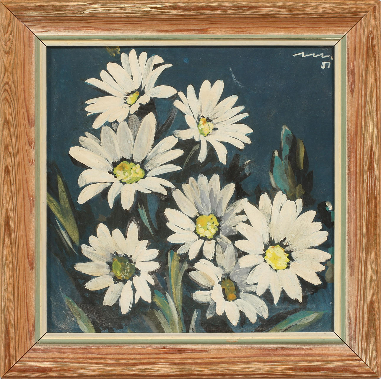 OSCAR CLEVE, olja på pannå, sign o dat 51.