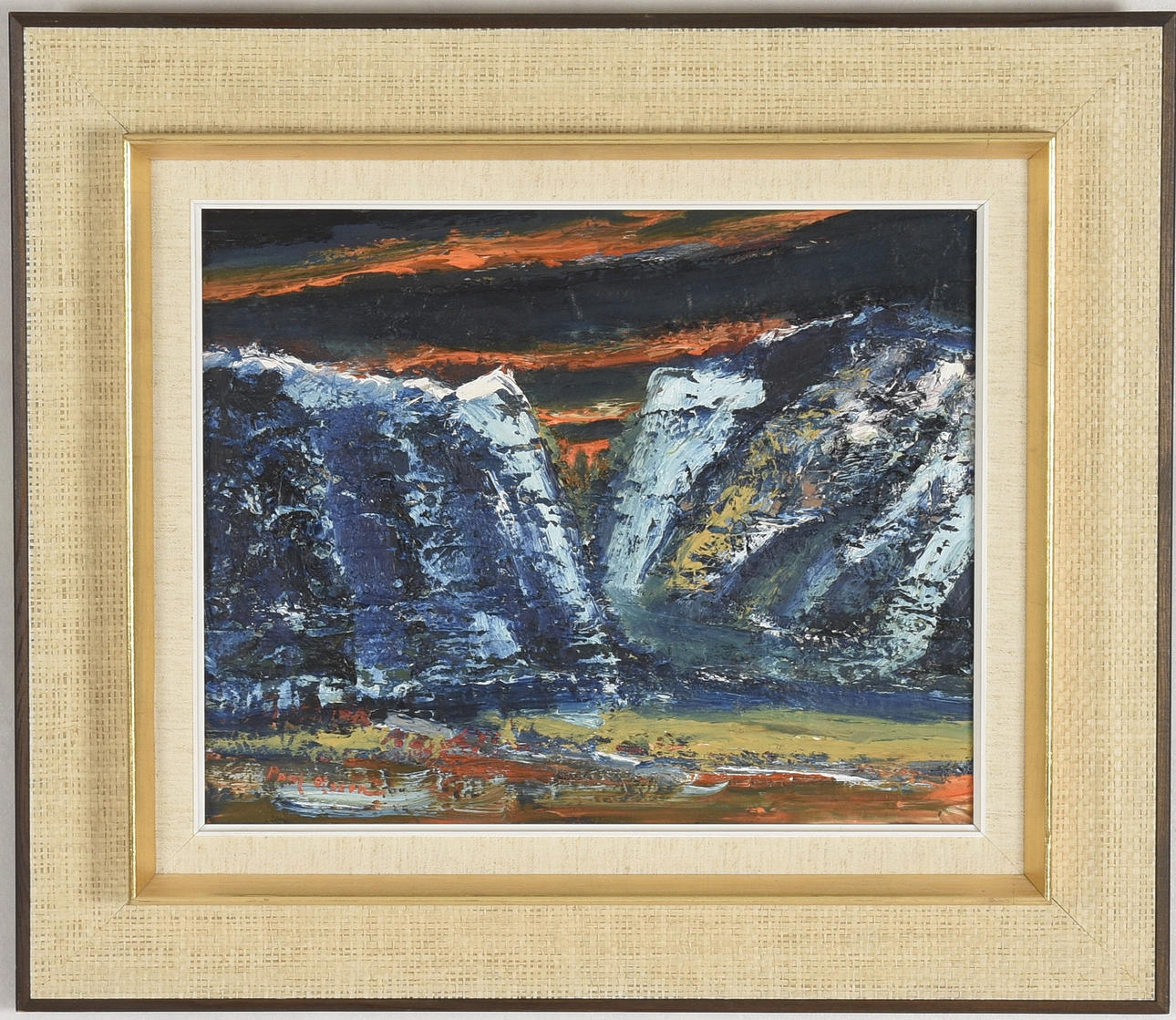 PAUL OLSSON. Olja på duk.