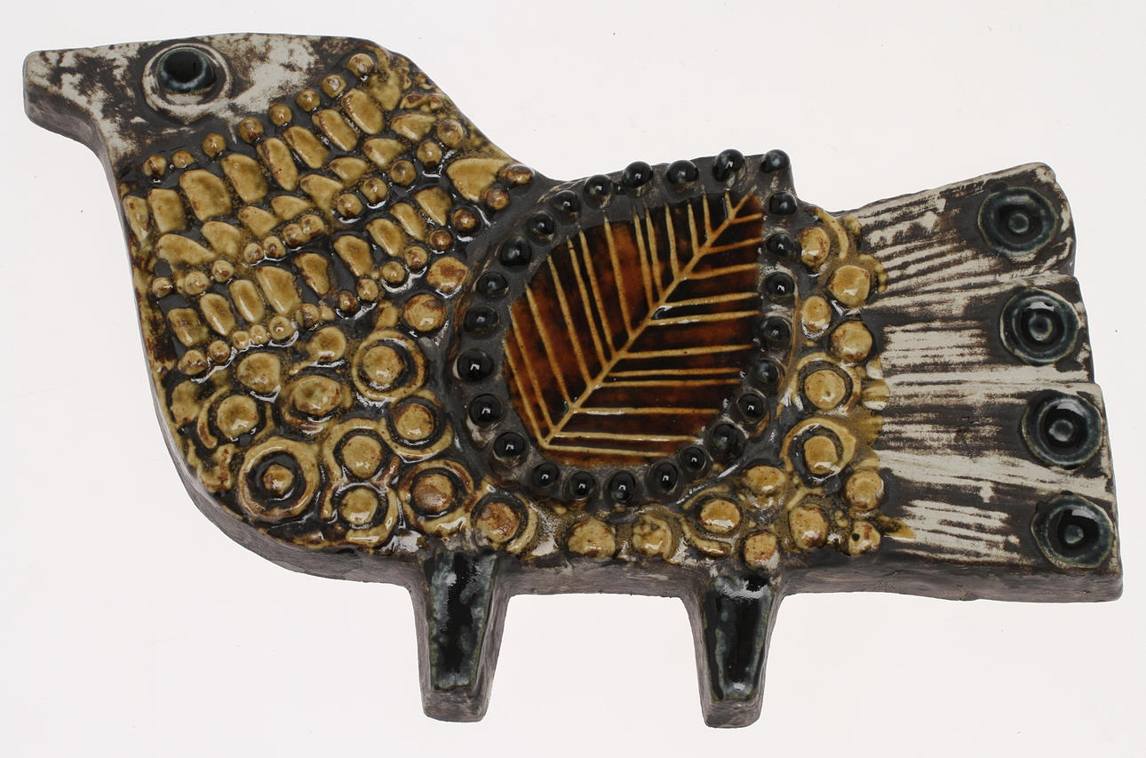 VÄGGRELIEF, stengods, Lisa Larson, Gustavsberg.