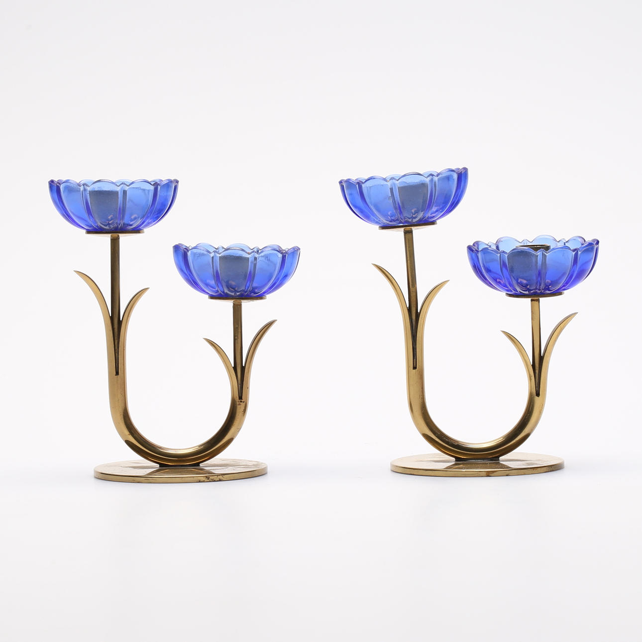 LJUSSTAKAR, 2 st, Gunnar Ander, Ystad Metall.