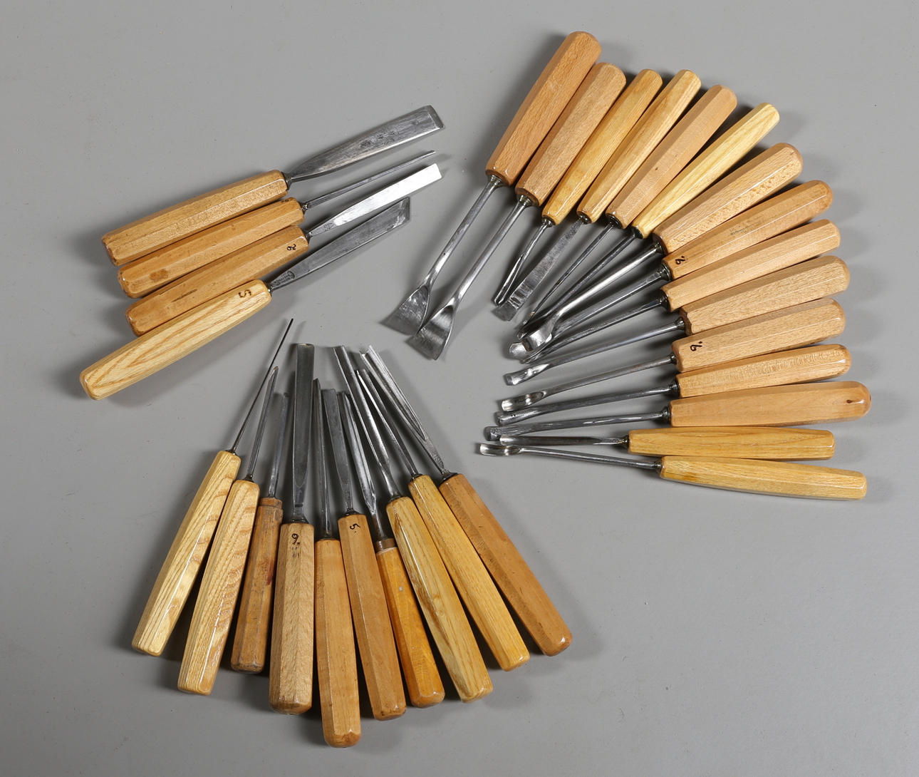 PARTI BILDHUGGARJÄRN (29). Swiss made.