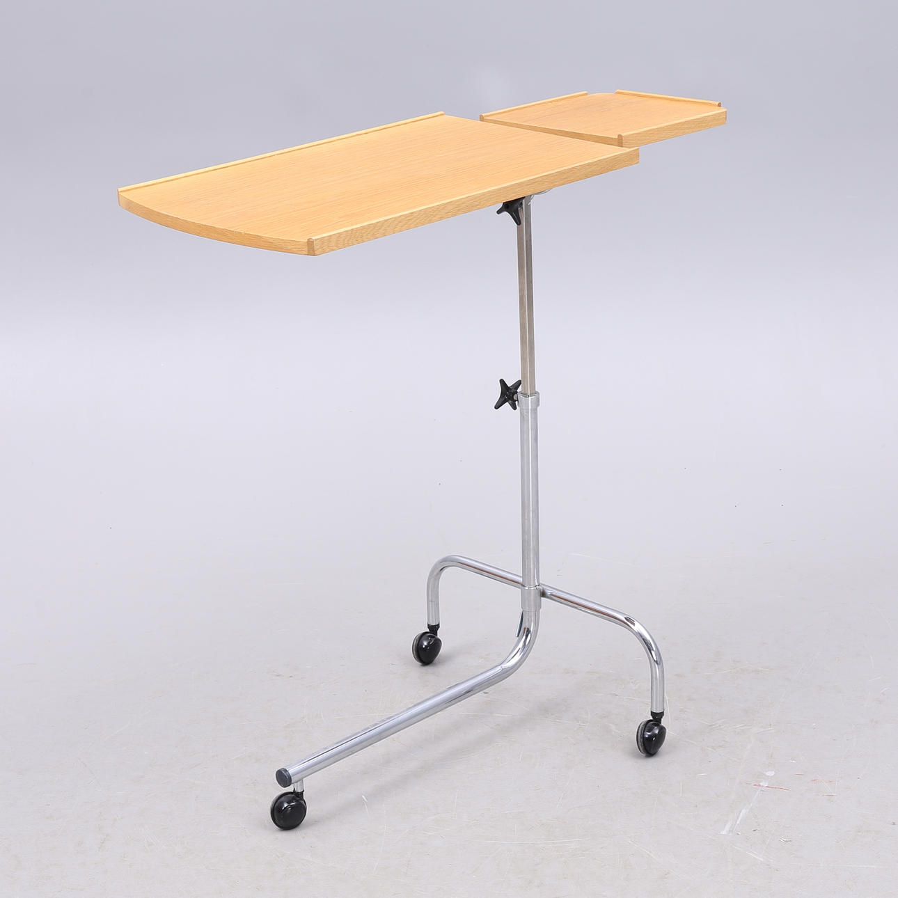 READING TABLE on wheels, teak, HMN, Denmark.