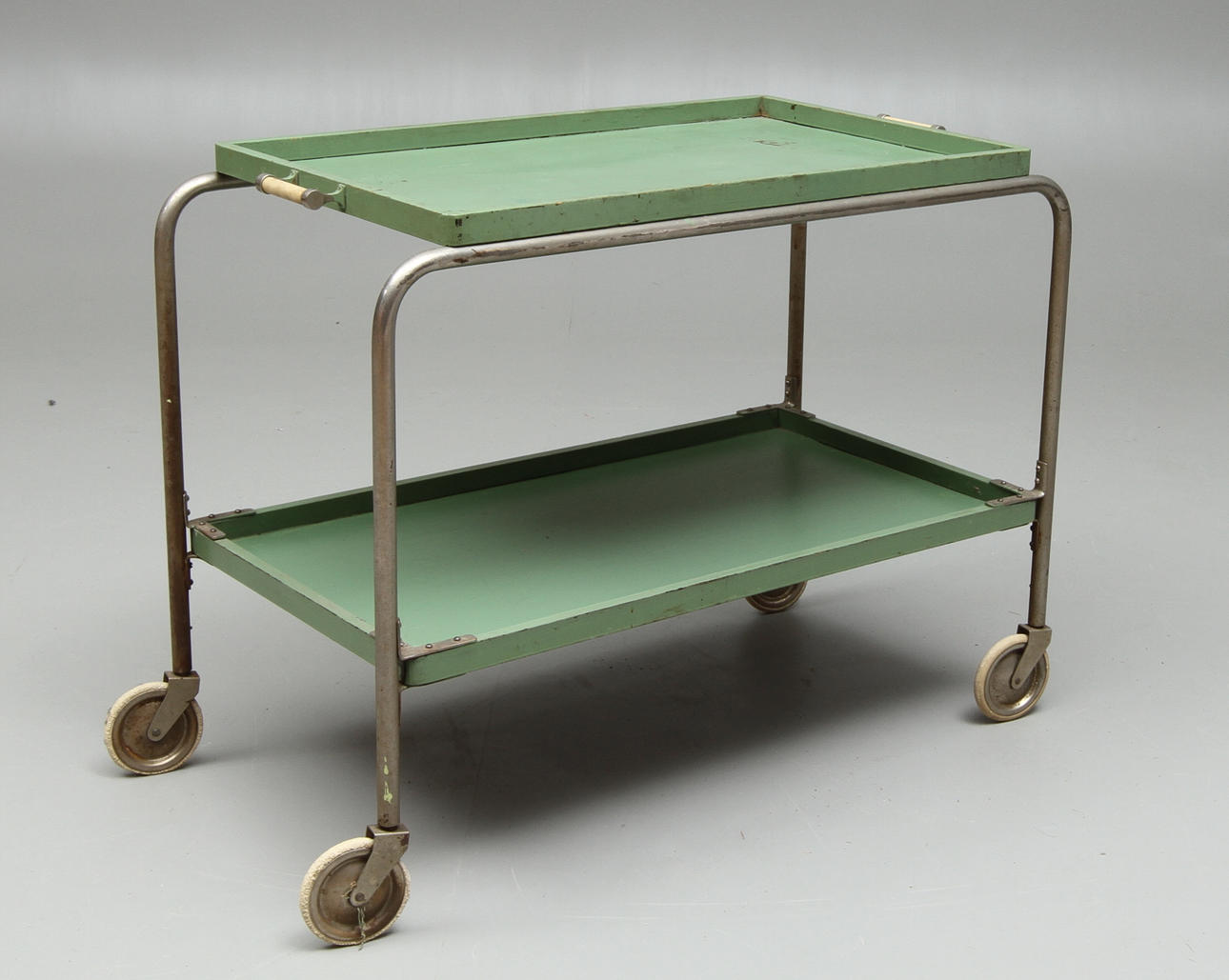 BRICK/SERVERINGSVAGN, metall, trä, 1900-tal.