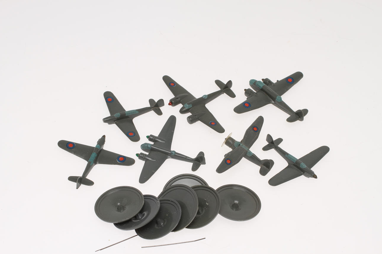 WIKING FLYGPLAN SKALA 1:200, 7 stycken ENGELSKA.