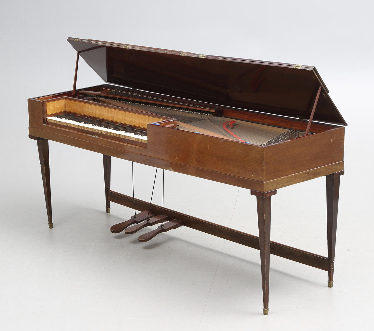 PEHR KRAFT. Spinett, Sengustavianskt, Stockholmsarbete, 1700 tal.