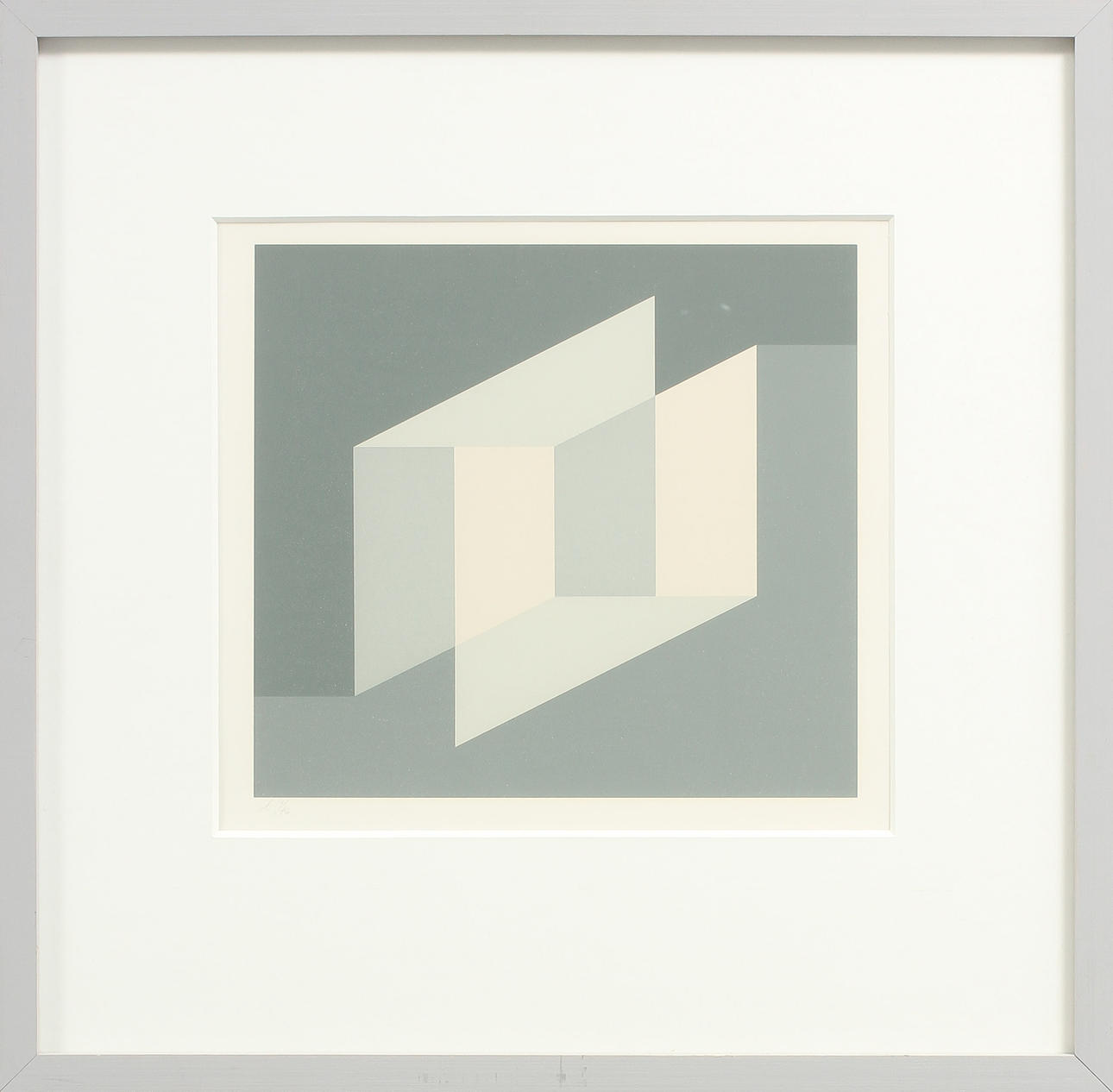 JOSEF ALBERS, lithograph, number 19/46.