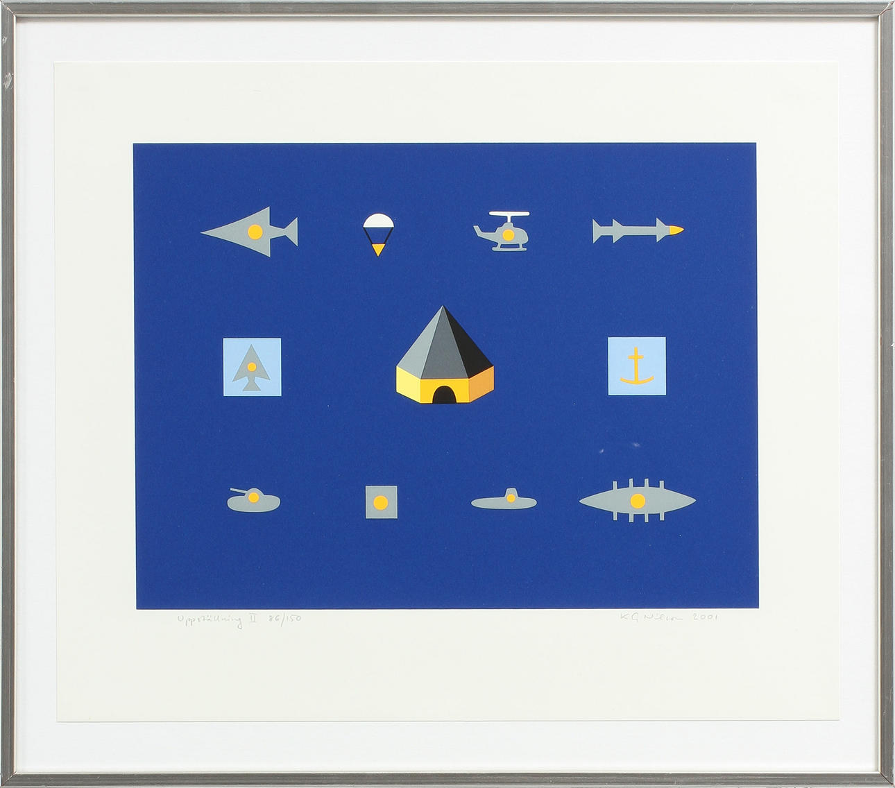 KARL GUSTAF NILSON, litografi, sign o numr 86/150.