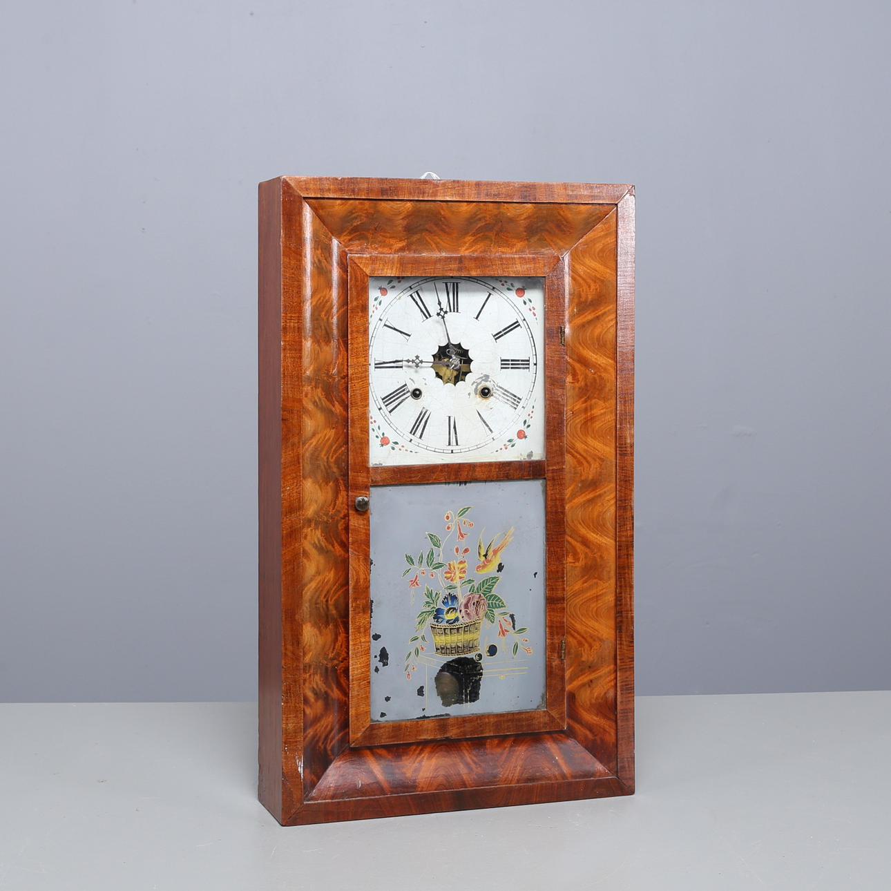 WALL CLOCK, Waterbury Clock Co, 19th century.