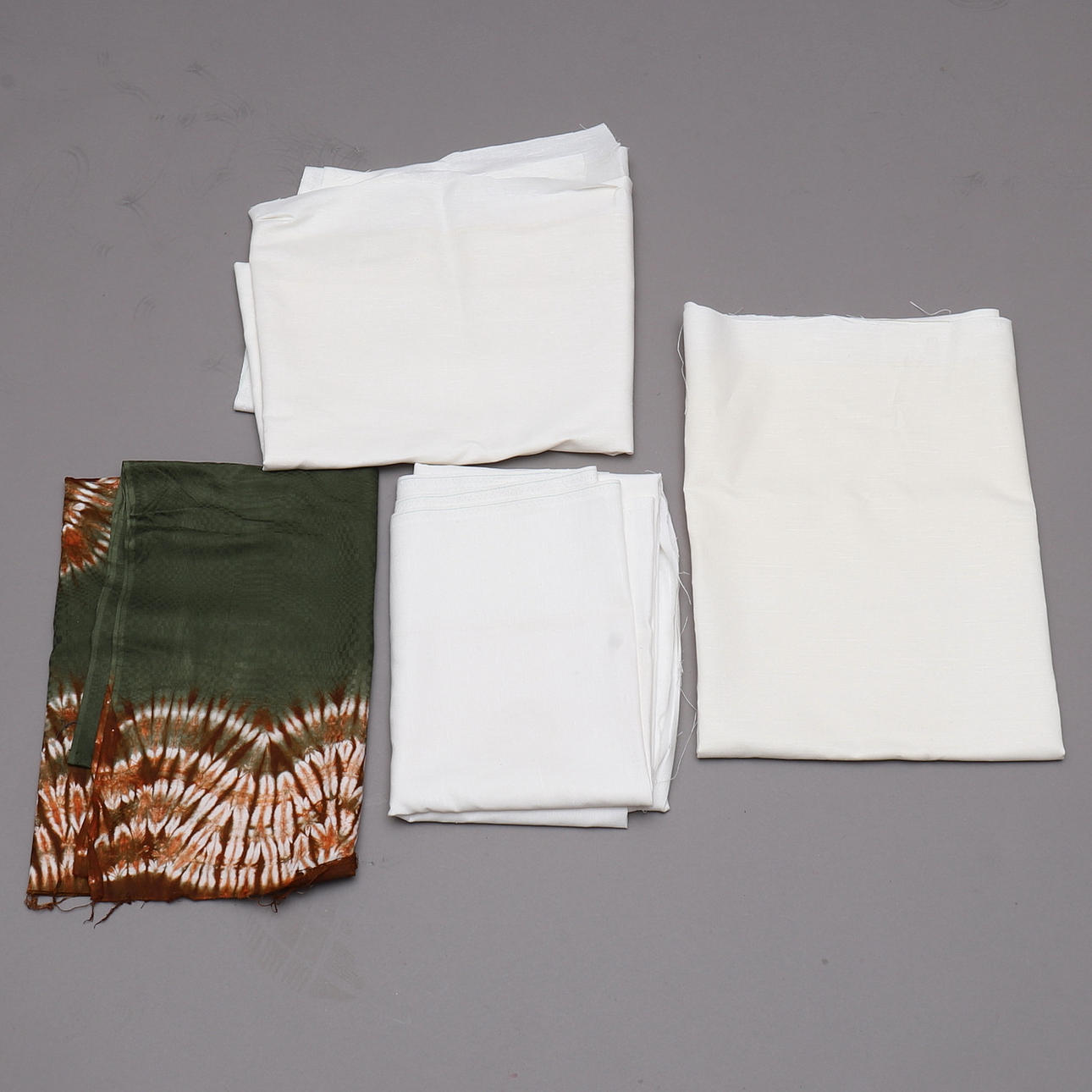 TYGSTYCKEN, 4 st, bomull & lin.