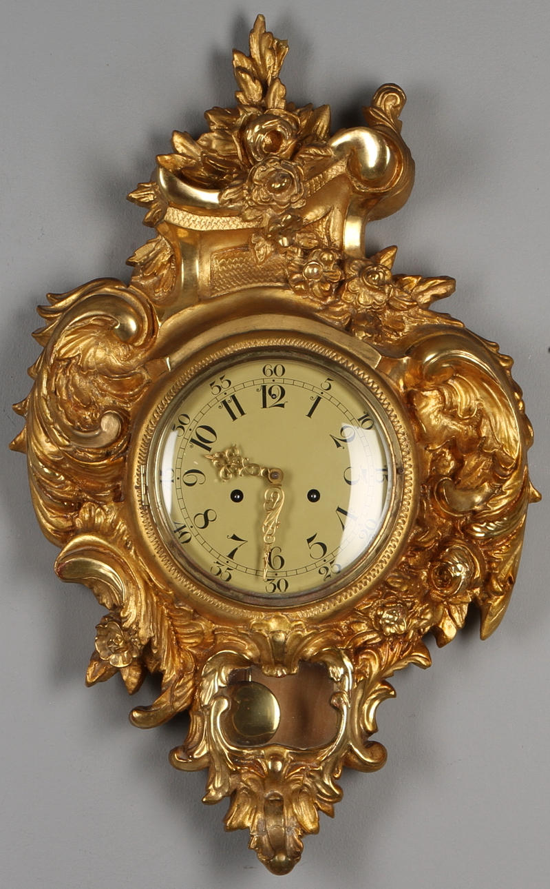 WALL PENDULUM, rococo style, 20th century. Clocks & Watches - Other ...