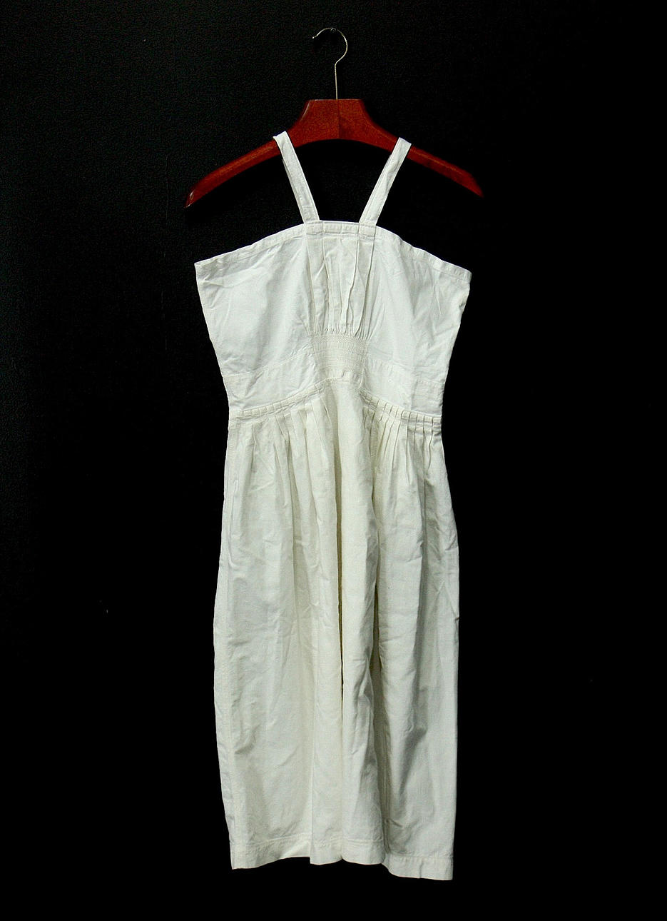 TRAJE FOLKLÓRICO, enagua, algodón, 1900.