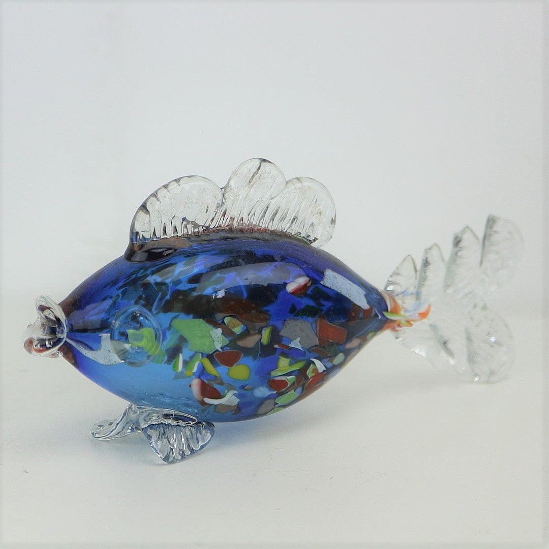 MURANO GLAS FISCH 1950.