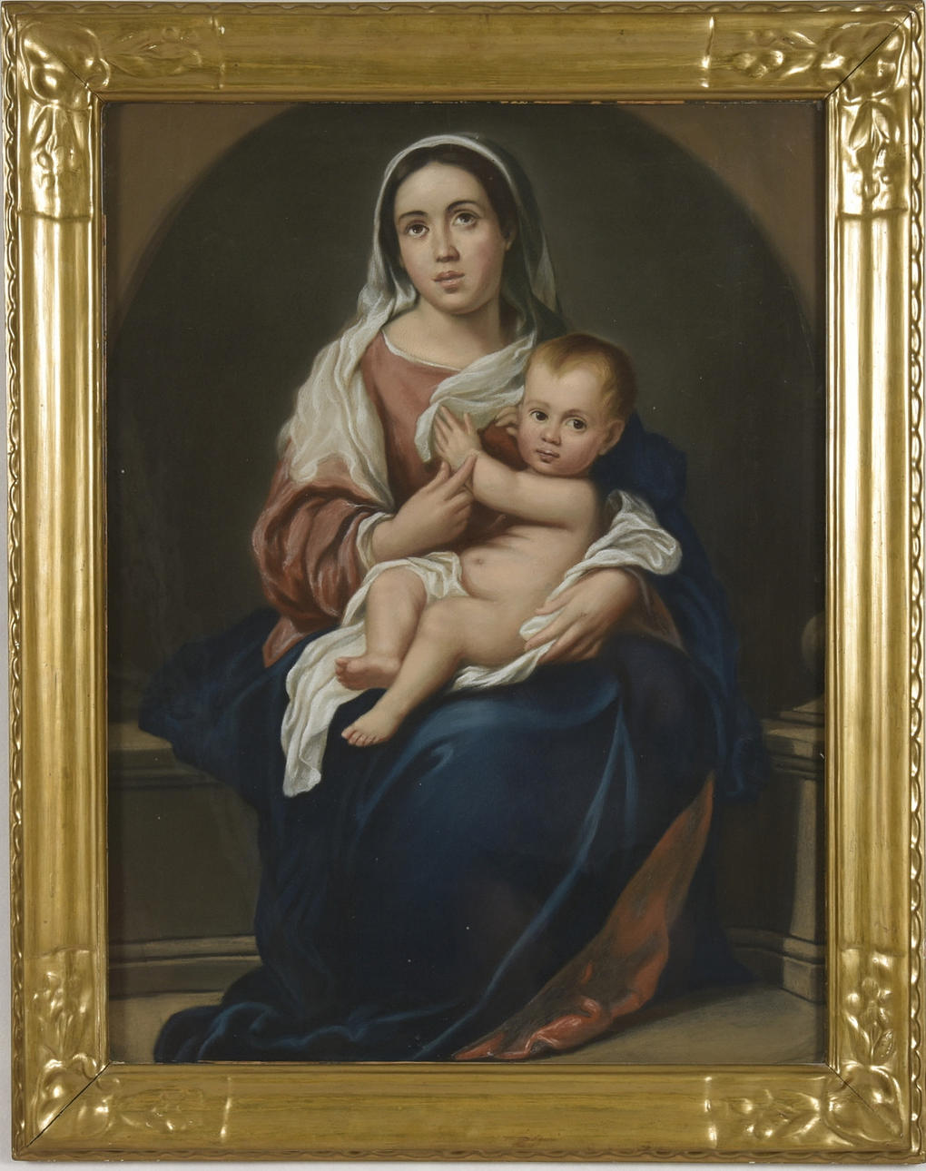 OKÄND KONSTNÄR. Pastell.