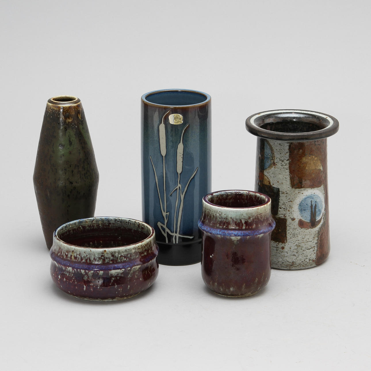 PARTI KERAMIK, 5 delar, Rörstrand.