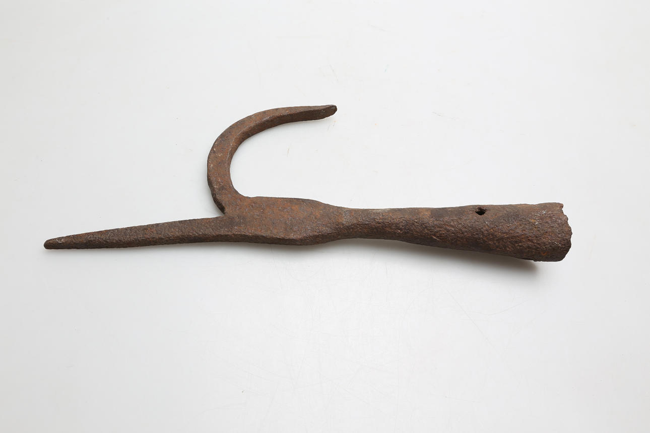 BOAT HOOK, iron, 19th century.