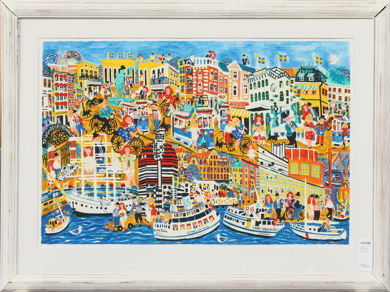 GUNILLA MANN, litografi, sign o numr 126/290.