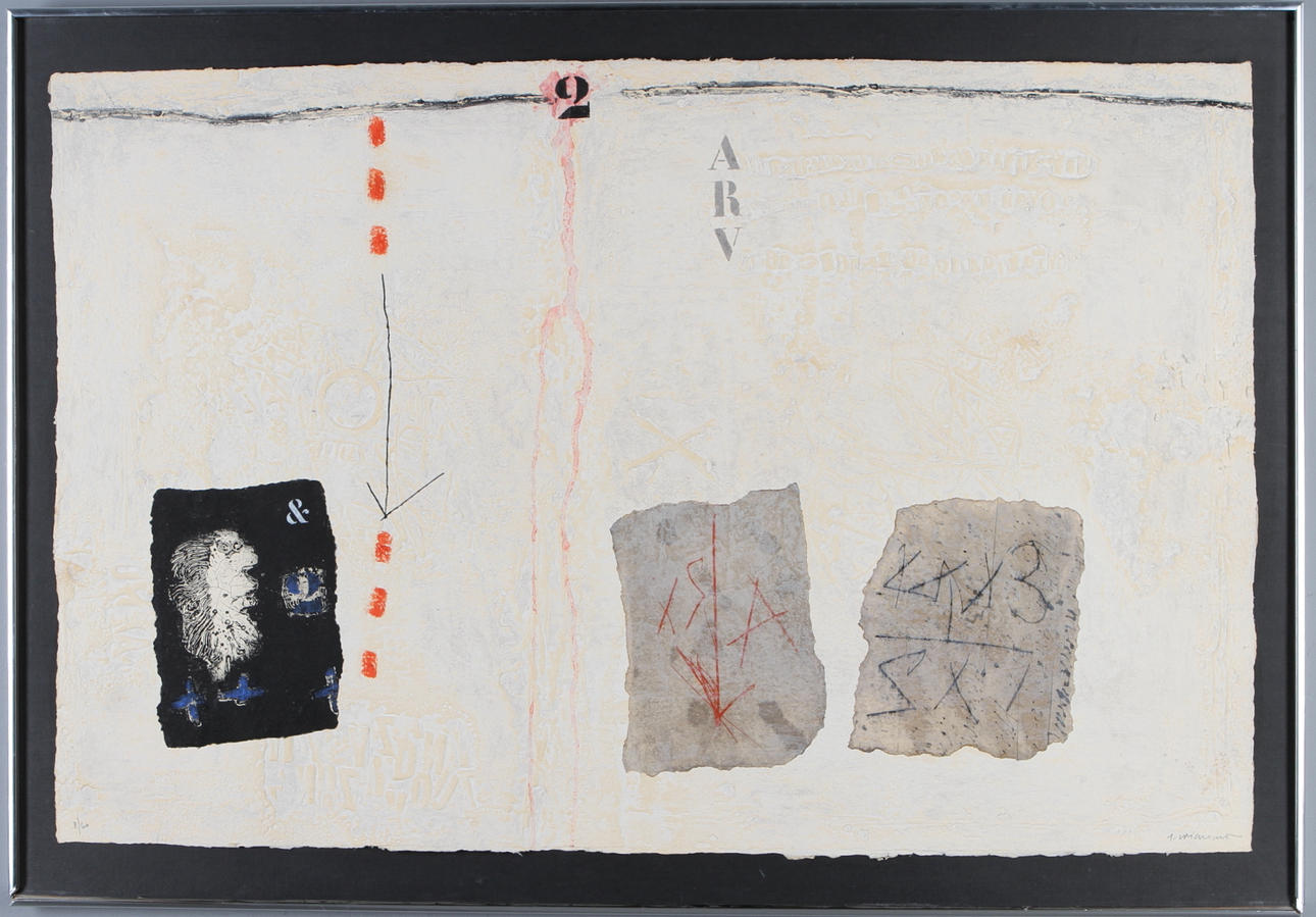 JAMES COIGNARD. Carborundumetsning, signerad, numrerad 8/60.