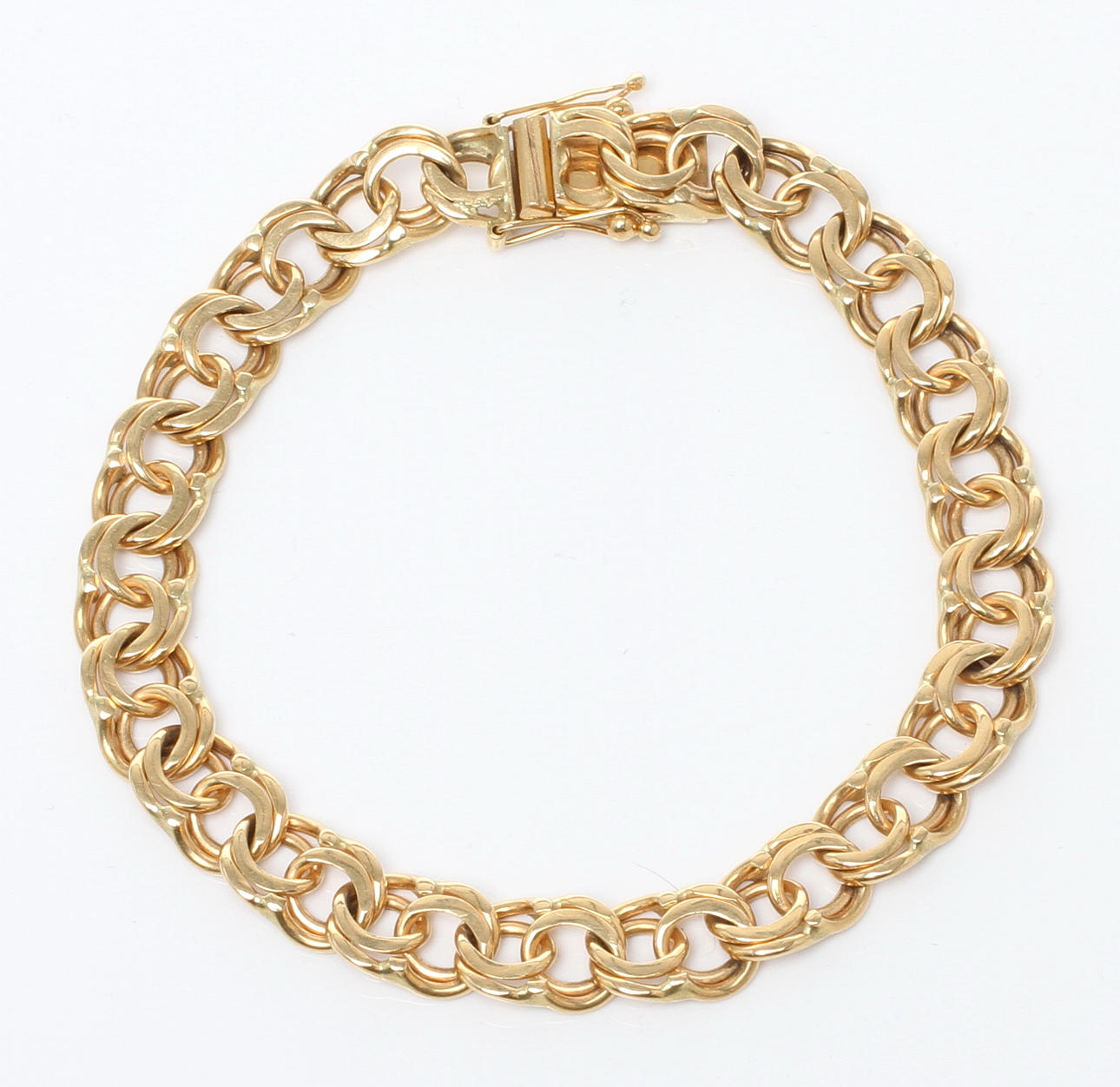 ARMBAND, 18k guld, stämplad LOB Stockholm 1991.