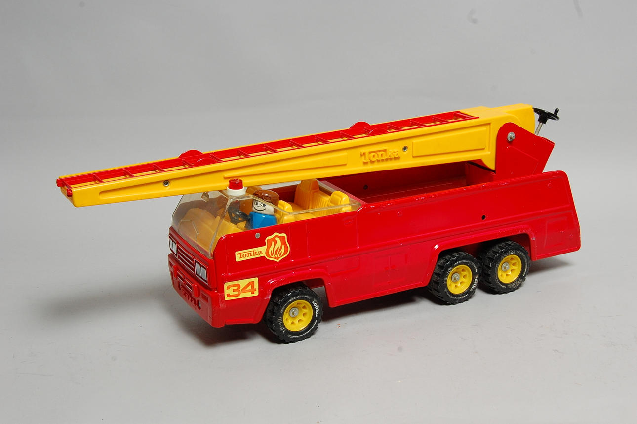 BRANDBIL, plåt, TONKA, 1970-tal.