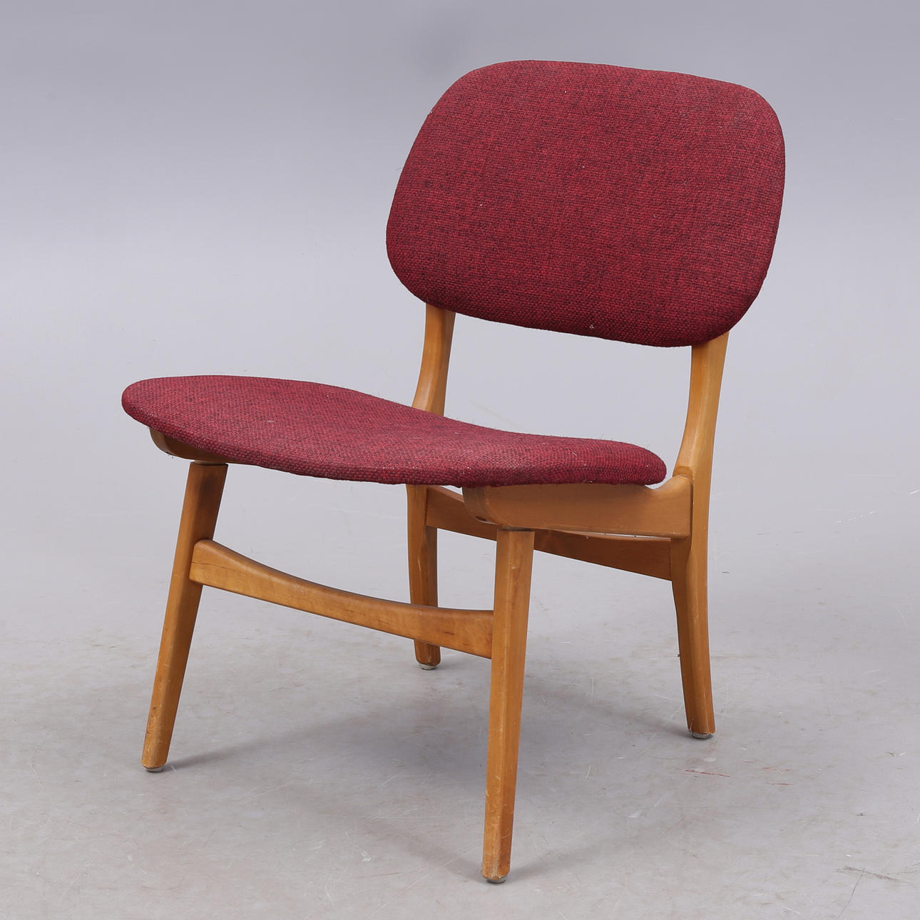 FÅTÖLJ, teak, TV-modell, 1950-tal.