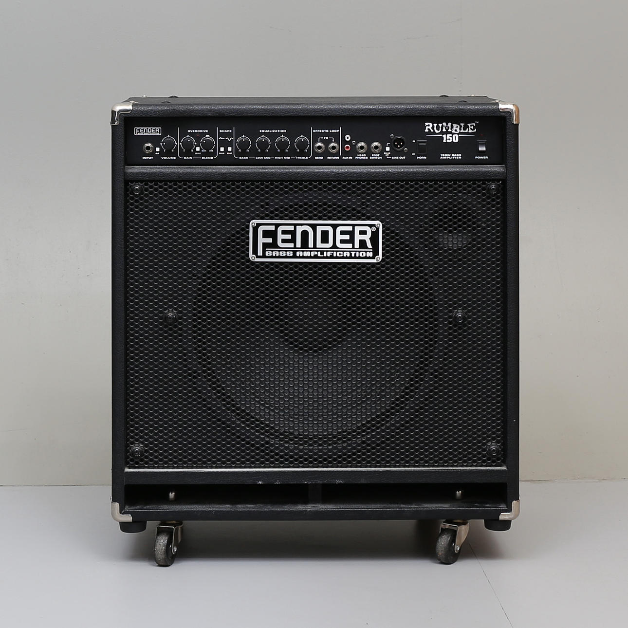 BASFÖRSTÄRKARE, "Rumble 150", 150W, Fender, 2000 tal.