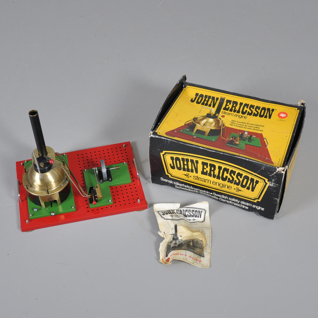STEAM MACHINE John Ericsson (Alga with original box).