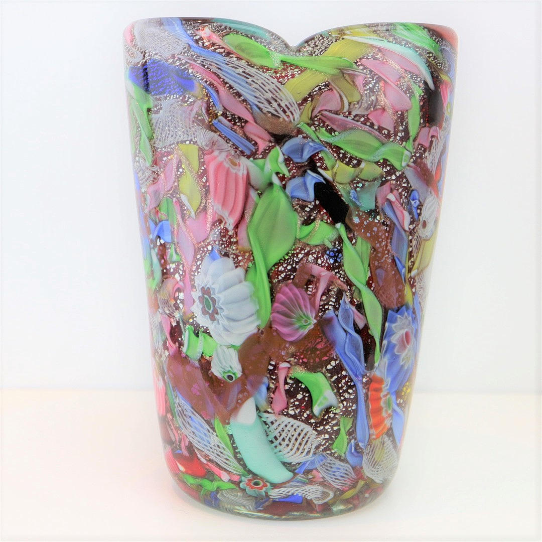 DINO MARTENS. MURANO GLAS VASE.