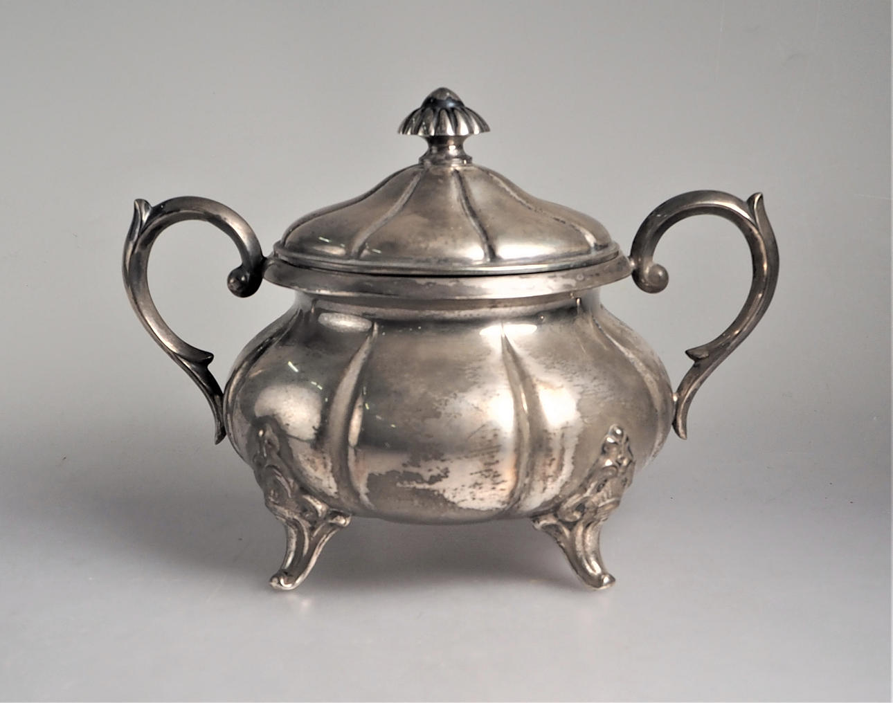 SUGAR BOX, silver, rococo style, Swedish import, 1900s. Silver & Metals ...