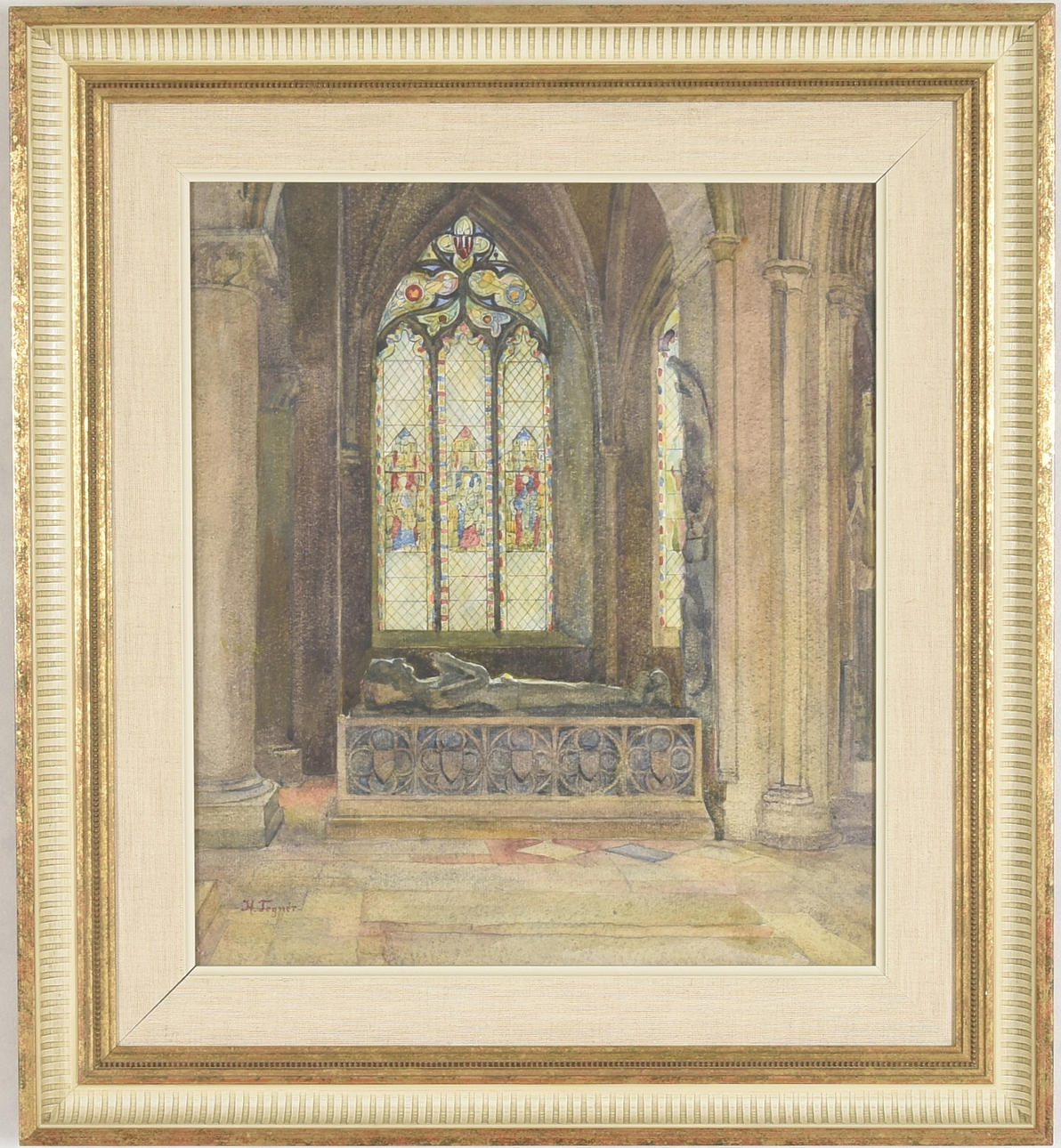 HEDVIG TEGNER. Akvarell.